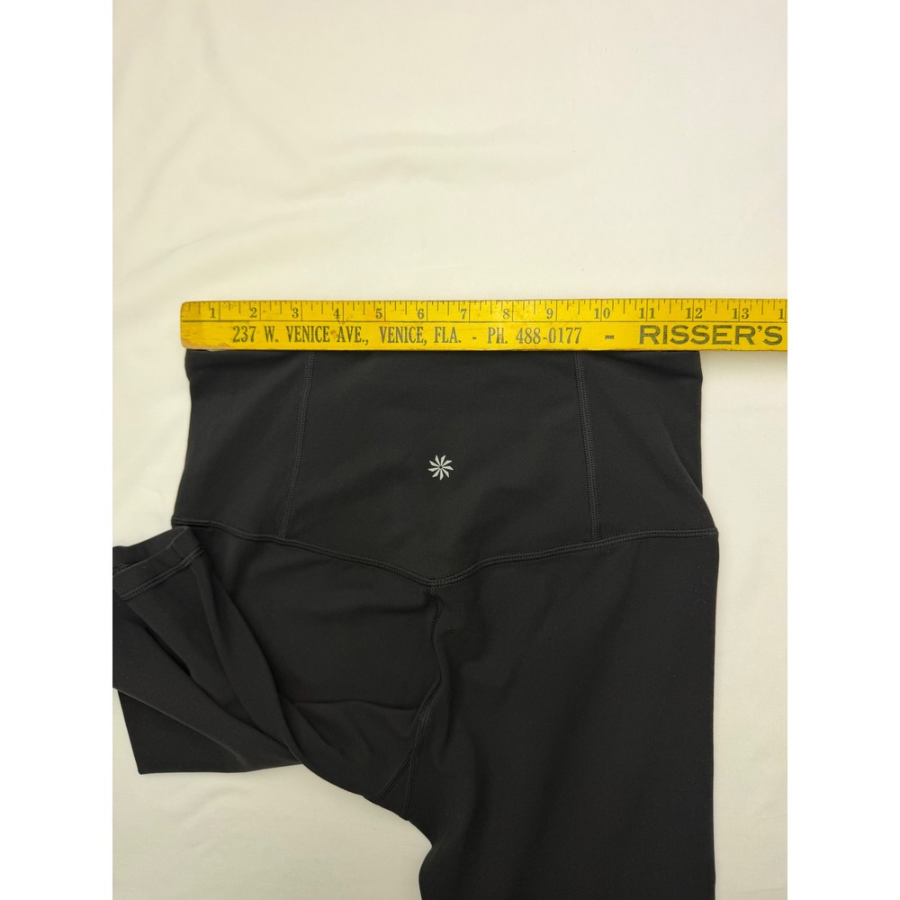 Athleta Ultra High Rise Elation 8" Shorts Black Biker Yoga Small S 1140 - Picture 6 of 8